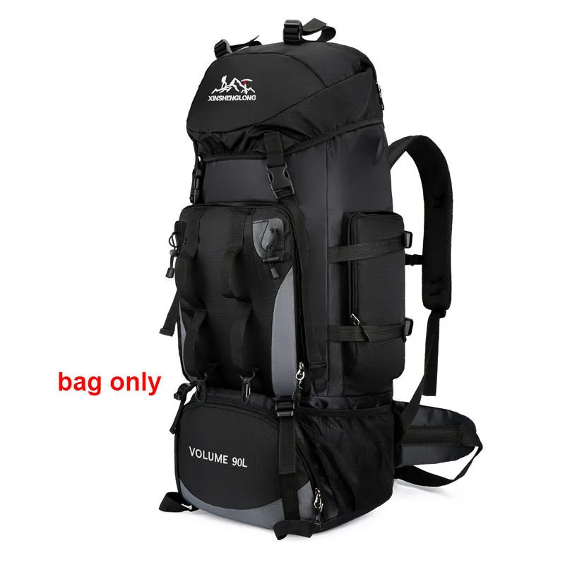 90L Hiking Backpack – Large Capacity Waterproof Camping Rucksack