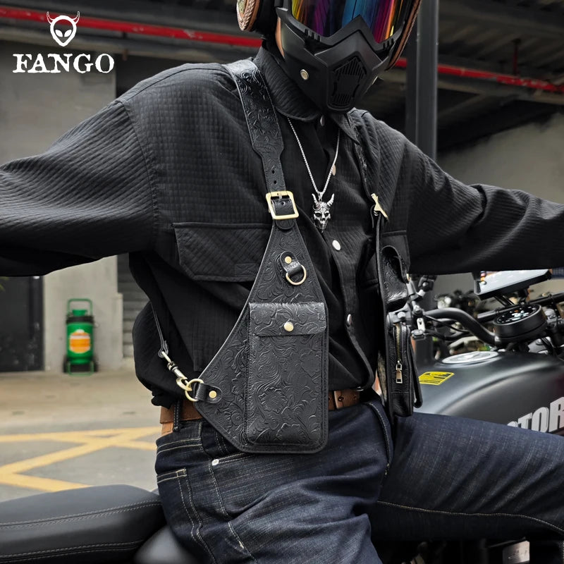 Genuine Leather Underarm Holster Bag – Men's Anti-Theft Shoulder Pack