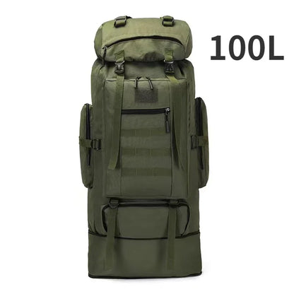 Tactical Backpack 80L/100L – Military Hiking & Camping Bag