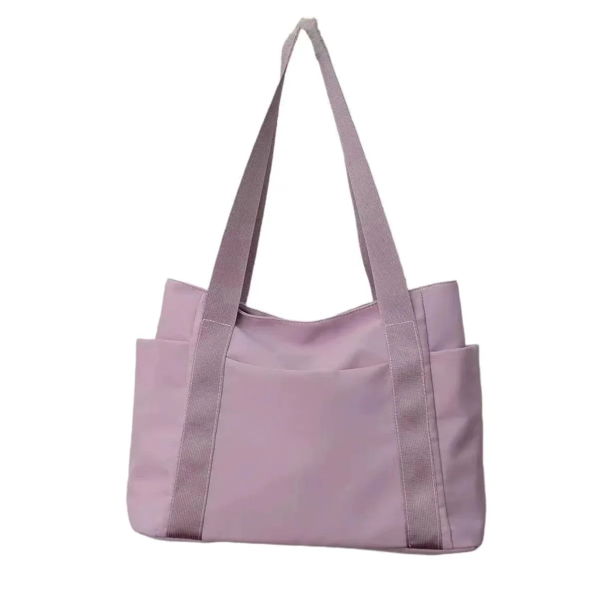 Women's Casual Tote Bag with Zipper & Multiple Pockets