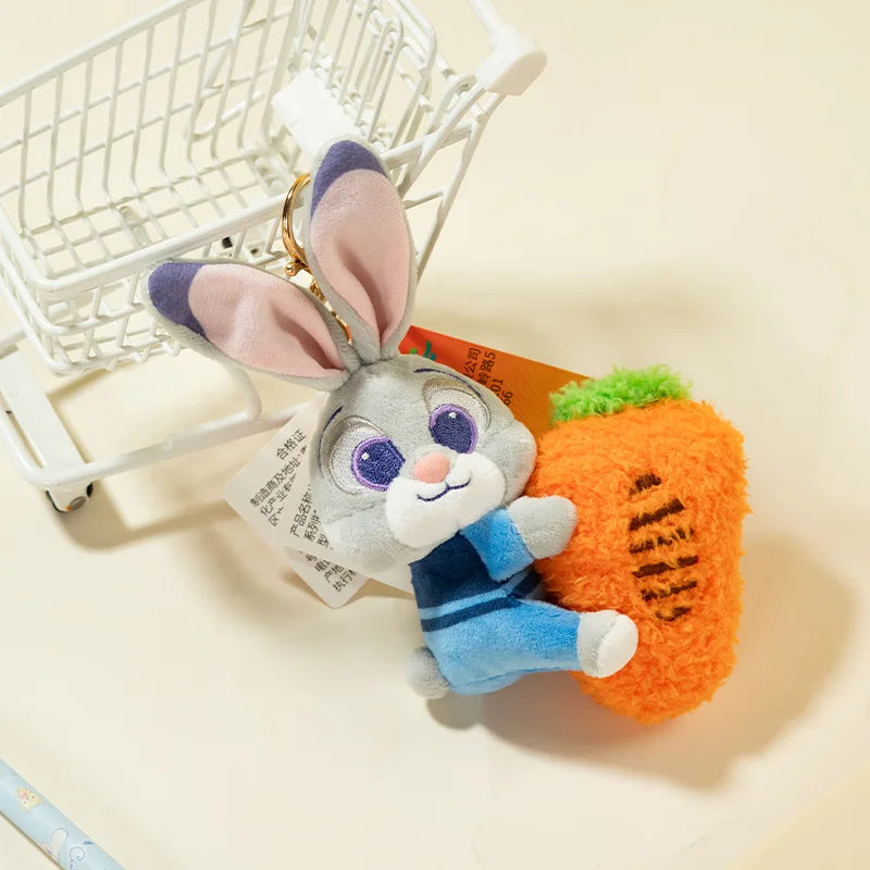 Zootopia Plush Keychain Doll – Cute Bag Charm Pendant