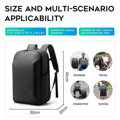 Bange 15.6" Laptop Backpack – Multi-Pocket Waterproof Business Travel Bag