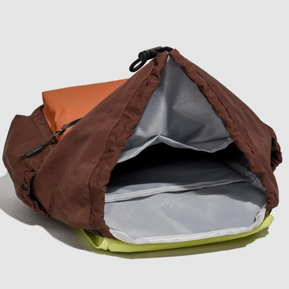 Large Capacity Casual Backpack – Unisex Colorblock Shoulder Bag