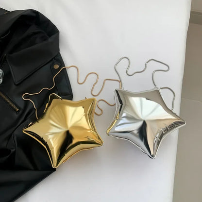 Star-Shaped Acrylic Mini Bag – Party Clutch Purse for Women
