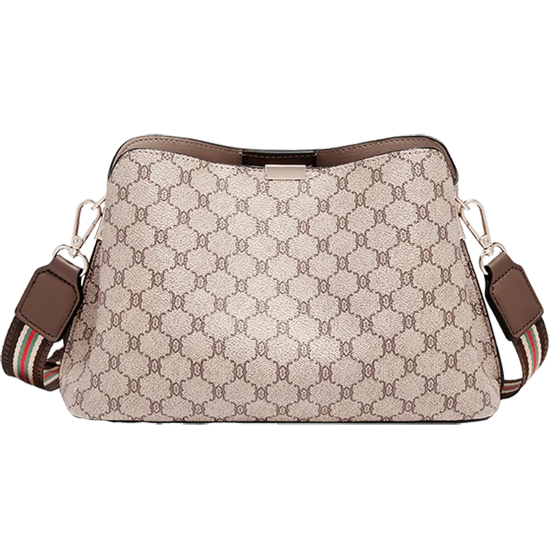 FOXER Monogram Women Shoulder Tote Bag 2026 Fashion Commuter Female Large Crossbody Purse for Mom