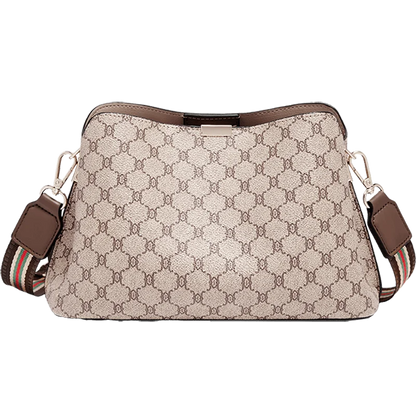 FOXER Monogram Women Shoulder Tote Bag 2026 Fashion Commuter Female Large Crossbody Purse for Mom