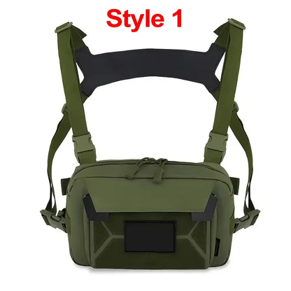 Tactical Chest Rig Bag – Front Vest Pouch for Outdoor Use