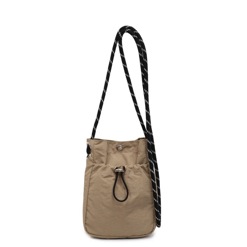 Women's Drawstring Mini Crossbody Shoulder Bag