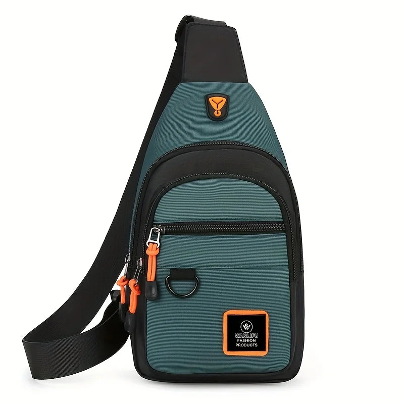 Men's Lightweight Sling Chest Bag Casual Crossbody Pack