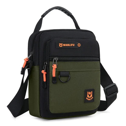 Men's Oxford Messenger Shoulder Bag – Lightweight Crossbody Purse