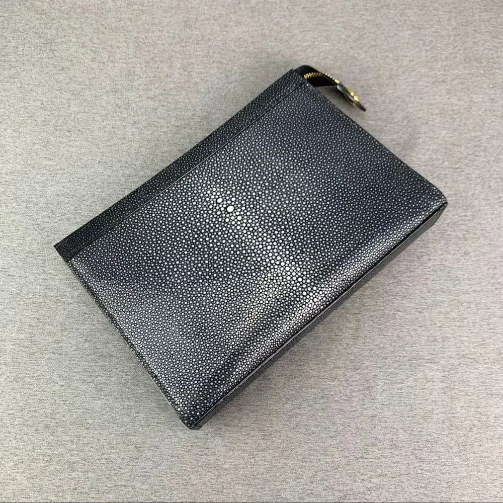 Stingray Skin Men's Luxury Envelope Clutch Bag