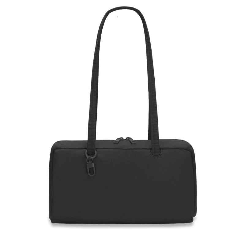 Nylon Shoulder Bag – Polka Dot & Leopard Print Tote for Women