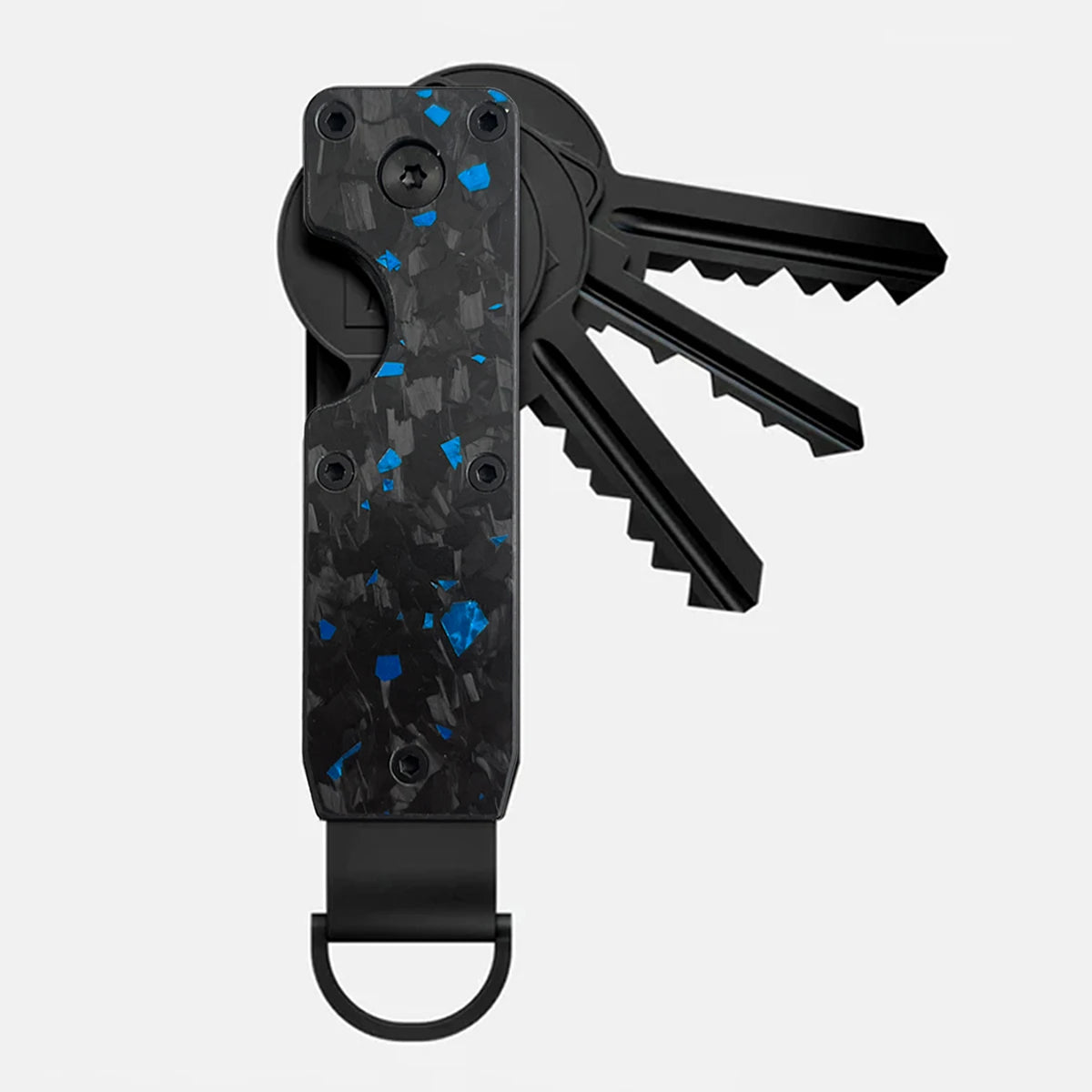 Compact Aluminum Key Organizer Holder – Smart Keychain
