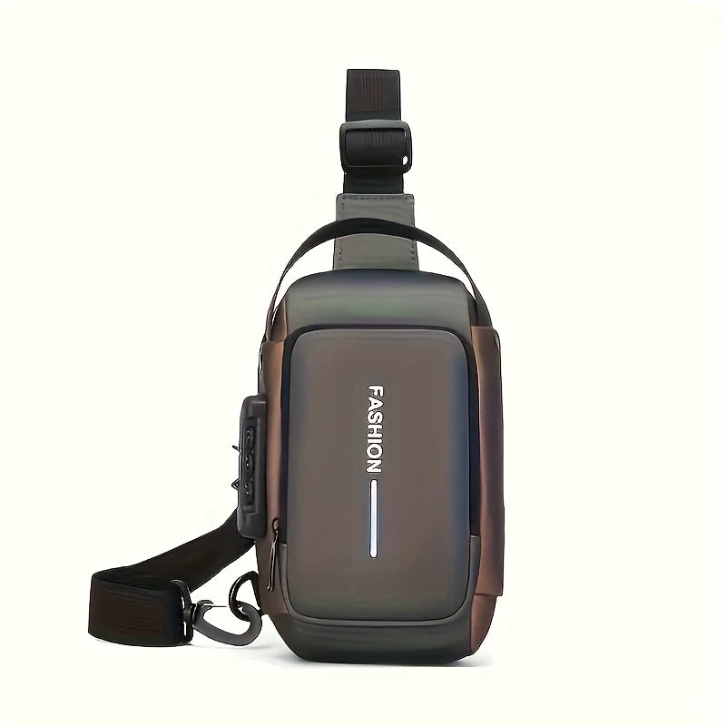 Men's Anti-Theft Sling Bag with Phone Pocket