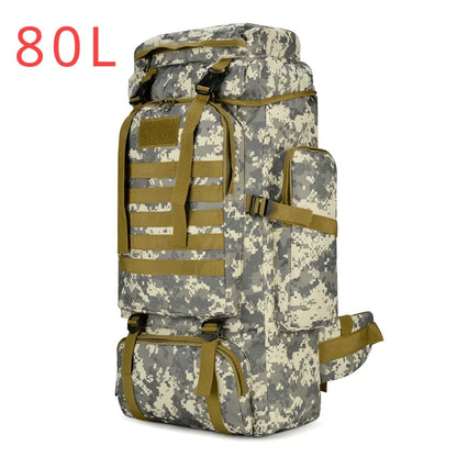 Tactical Backpack 80L/100L – Military Hiking & Camping Bag