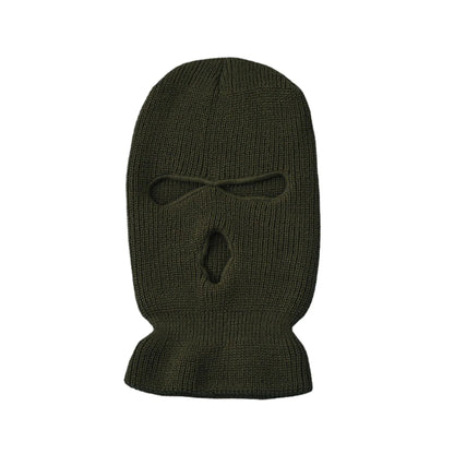 Embroidery Wool Balaclava – Windproof Full Face Ski Mask