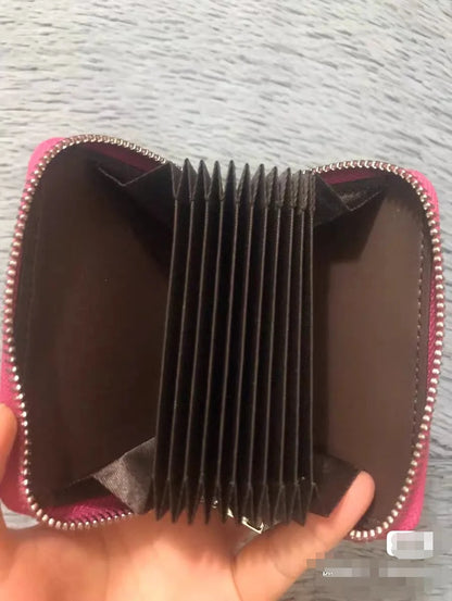 Genuine Crocodile Leather Multi-Slot Card Wallet for Women