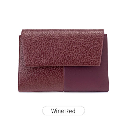 RFID Women's Tri-Fold Wallet Large Capacity Multi-Card Clutch