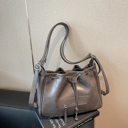 Commuter Tote Bag - Women's Retro Casual Shoulder Backpack