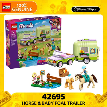 LEGO Friends Horse & Baby Foal Trailer 42695 Building Set