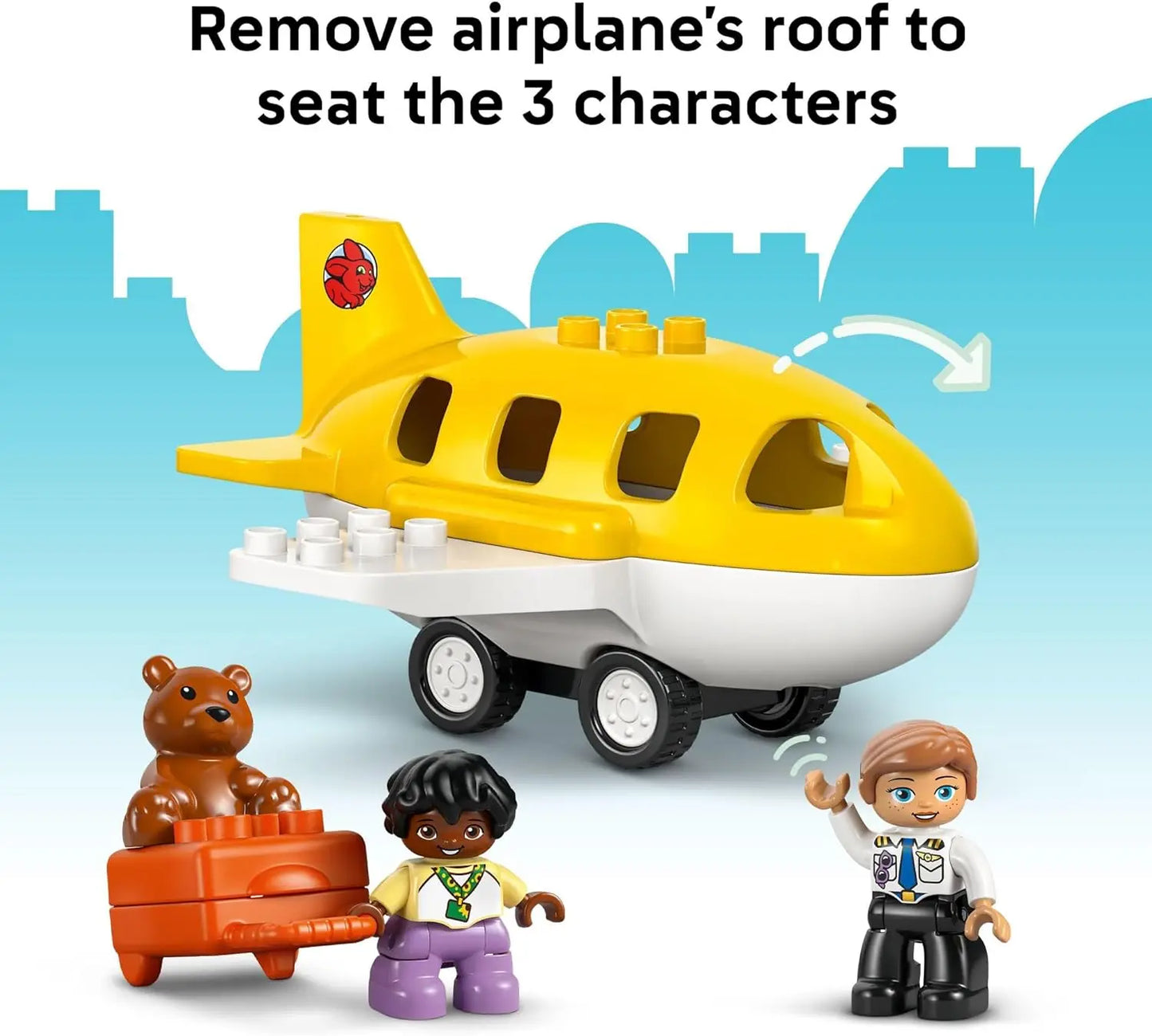 LEGO DUPLO 10443 First Time at the Airport Toddler Building Set