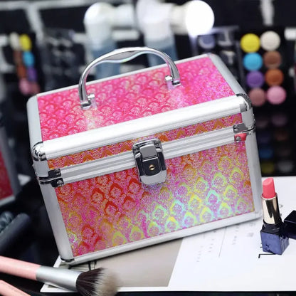 Professional Aluminum Makeup Case with Combination Lock