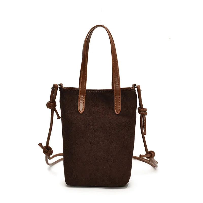 Mini PU Leather Crossbody Bag – Retro Women's Purse