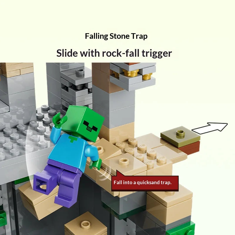 LEGO Minecraft Zombie Dungeon 21587 – 284-Piece Building Set