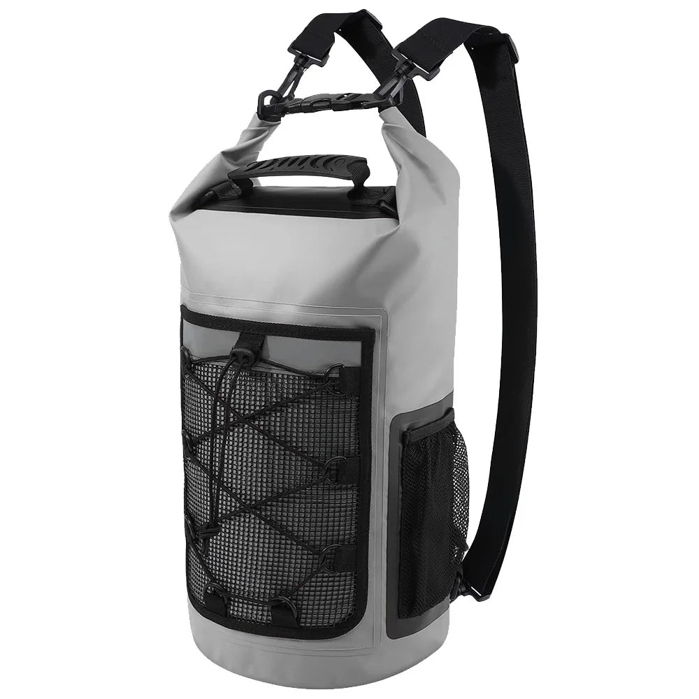 25L Waterproof Roll-Top Dry Bag Backpack for Beach & Water Sports