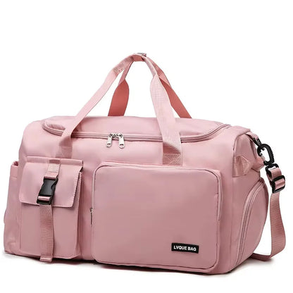 Women's Travel Duffle Bag – Multifunctional Gym & Weekender Backpack