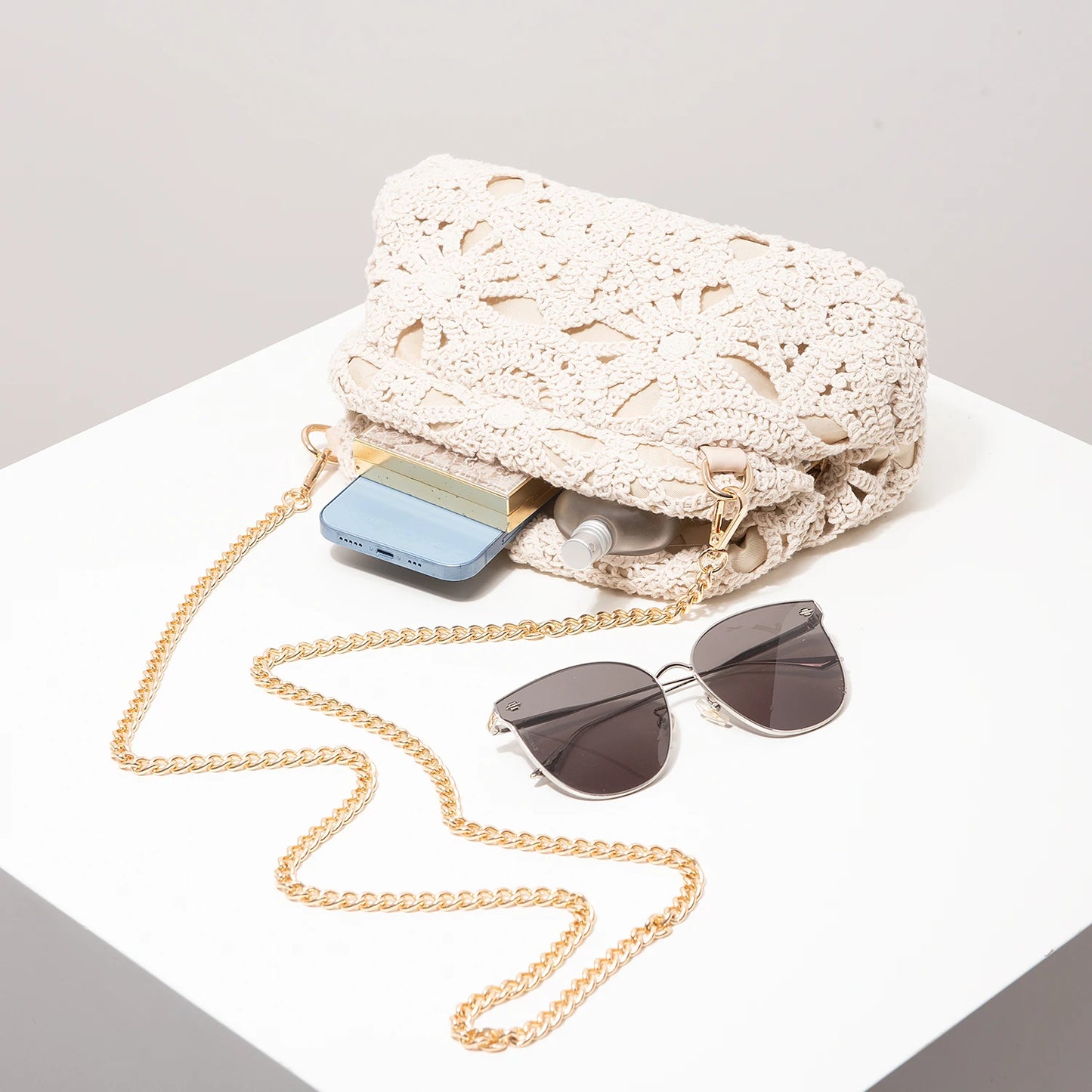 Crossbody Bag Boho Summer Beach Bag Travel Essential Clutch Bag