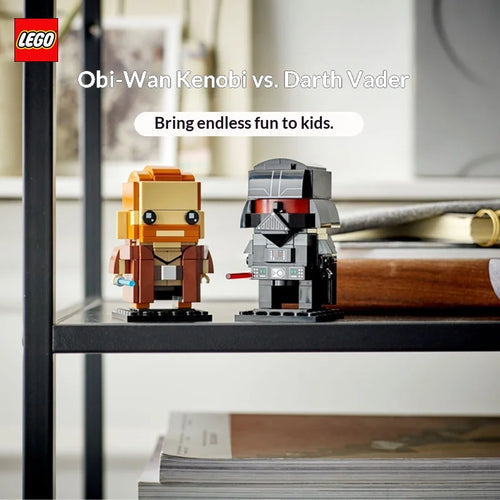 Obi-Wan Kenobi & Darth Vader BrickHeadz Set 40547