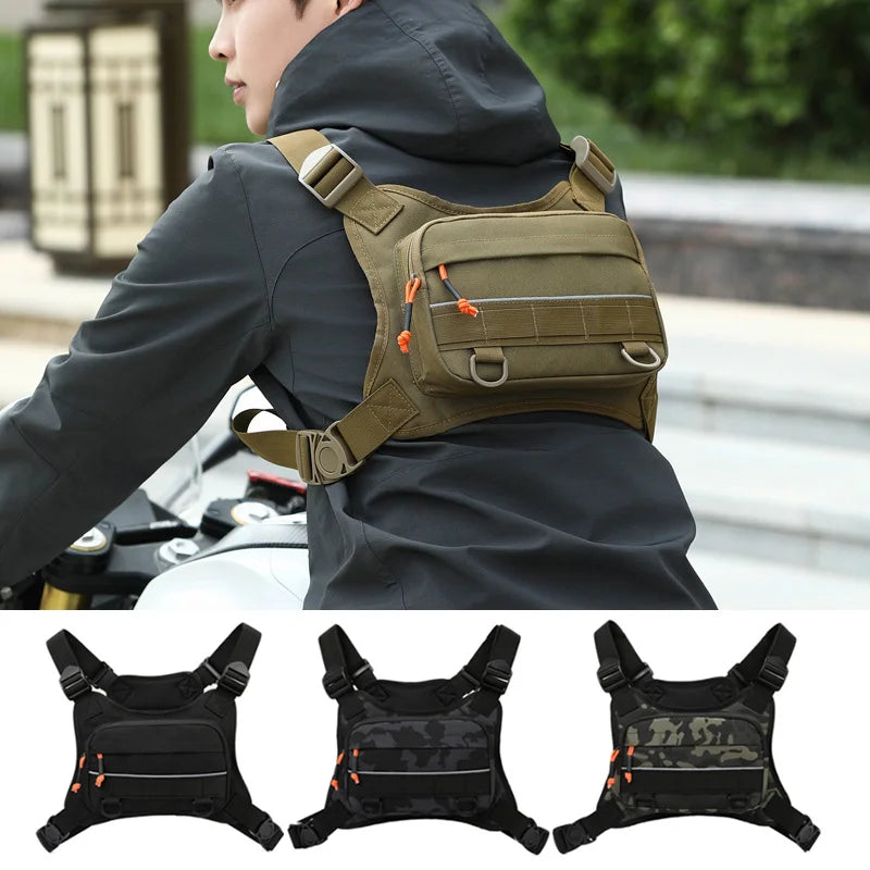 Tactical Chest Bag – Men's Outdoor Vest Rig Pack