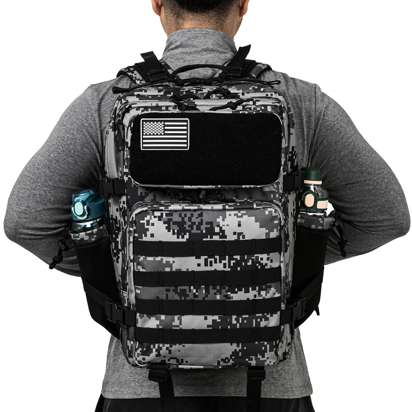 45L Tactical Backpack with MOLLE System for Men & Women