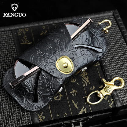 Handmade Genuine Leather Glasses Case – Soft Pouch for Sunglasses & Reading Glasses
