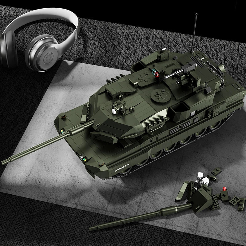 Leopard 2A8 Tank Building Blocks Set – 2300 Pcs MOC Army Model
