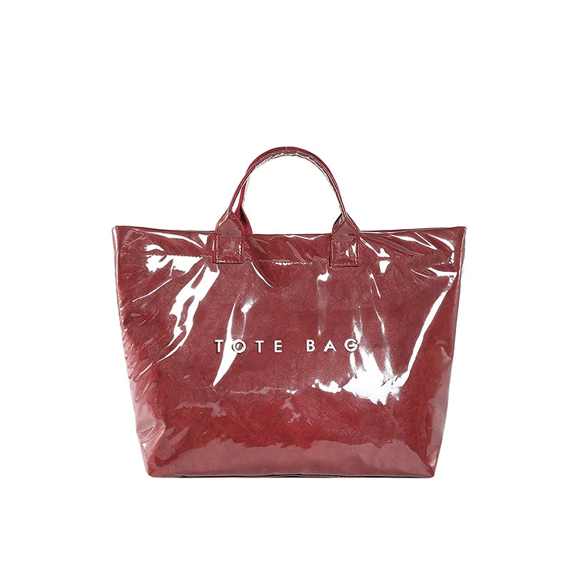 PVC Tote Bag for Women – Large Waterproof Shopper