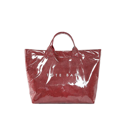 PVC Tote Bag for Women – Large Waterproof Shopper