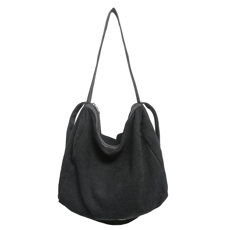 Large Capacity Canvas Tote Bag – Women's Shoulder & Crossbody Handbag