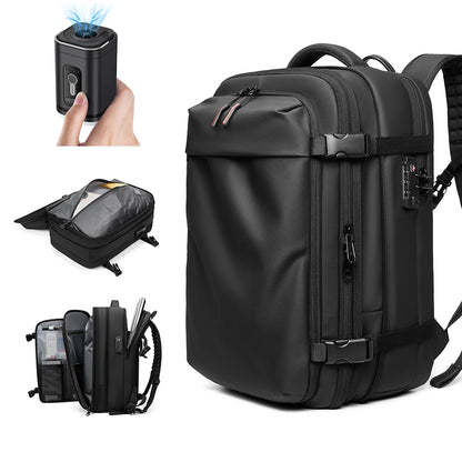 Vacuum Compression Travel Backpack – 17" Laptop, Large Capacity