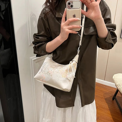 Chinese Embroidery Silk Crossbody Bag – Women's Luxury Purse