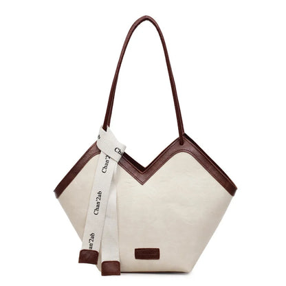 Retro Simple Underarm Bag Trendy Shoulder Large Capacity Commuting Foreign Style Tote