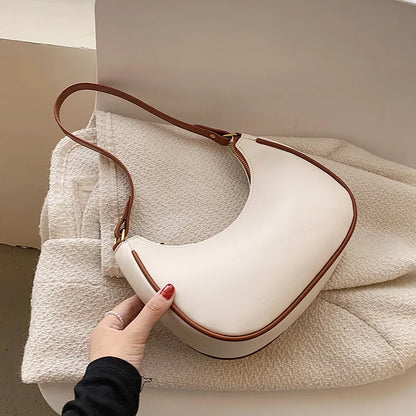 Saddle Shoulder Bag – Women's PU Leather Underarm Clutch Purse