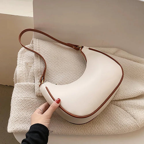 Saddle Shoulder Bag – Women's PU Leather Underarm Clutch Purse