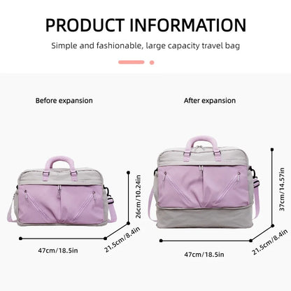 Sports Duffel Bag with Shoe Compartment – Travel & Gym