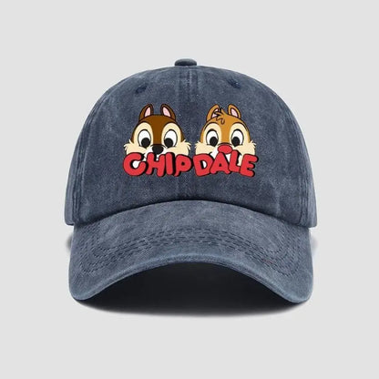 Chip & Dale Baseball Cap – Cute Cartoon Disney Hat for Men & Women