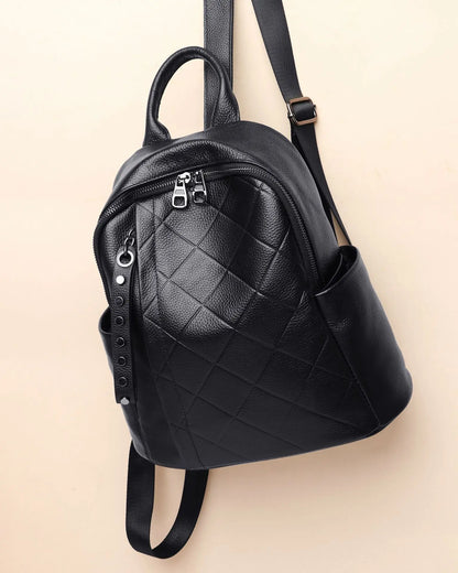 Genuine Leather Women's Backpack – Luxury Designer Bag