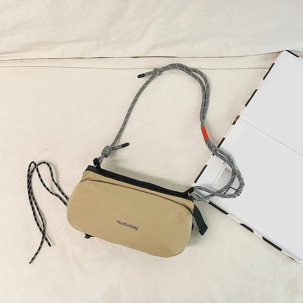 Sports Crossbody Bag – Outdoor Mini Shoulder Bag with Water Bottle Holder