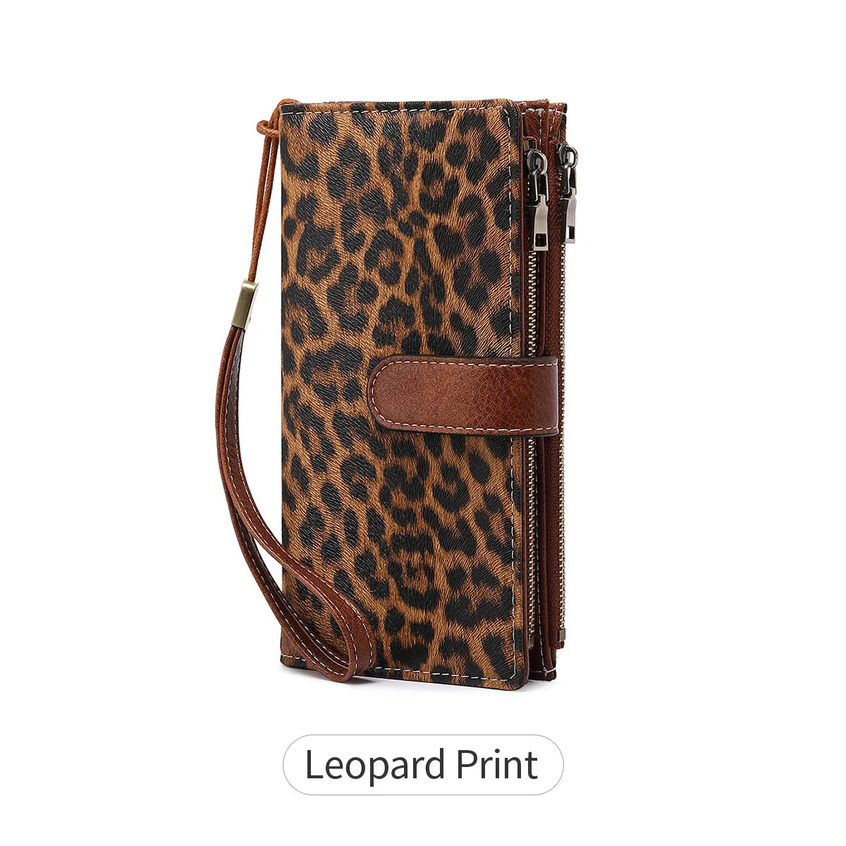 Women's RFID Blocking Trifold Long Wallet – Multifunction Card Holder
