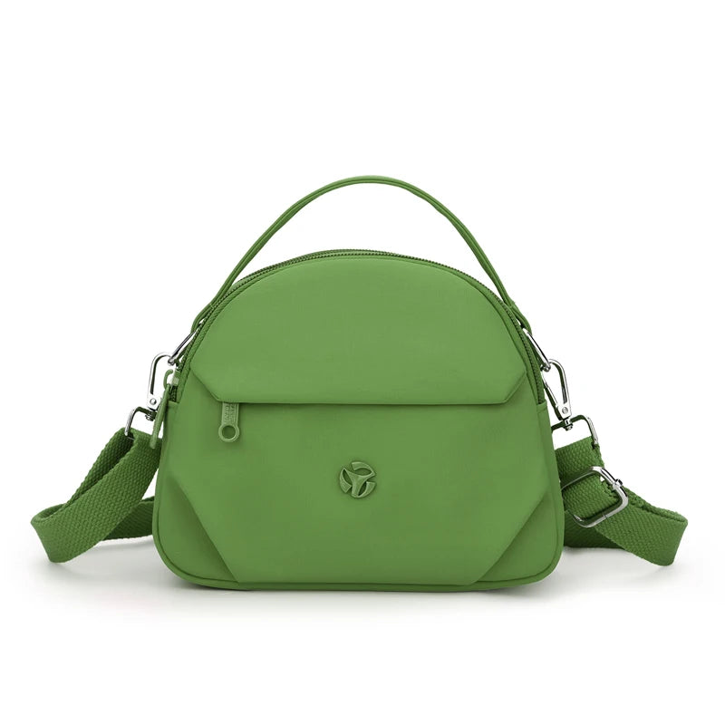 Women's Nylon Crossbody Tote Bag – Waterproof Travel Handbag